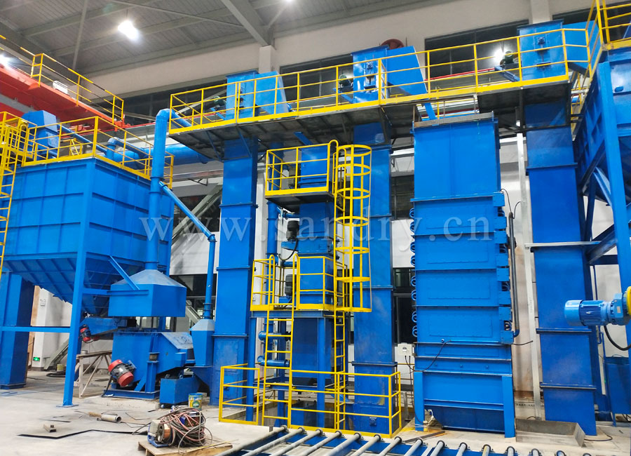 年产2000-3000T树脂砂生产线